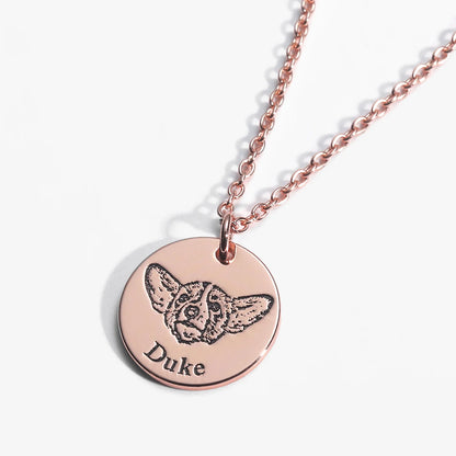 Collar personalizado con rostro de mascota