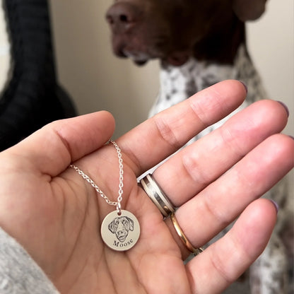 Collar personalizado con rostro de mascota