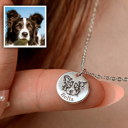 Collar personalizado con rostro de mascota