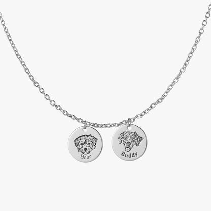 Collar personalizado con rostro de mascota
