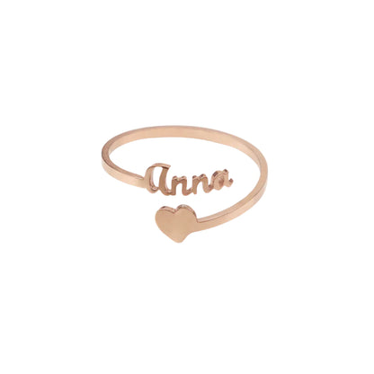 Anillo con nombre