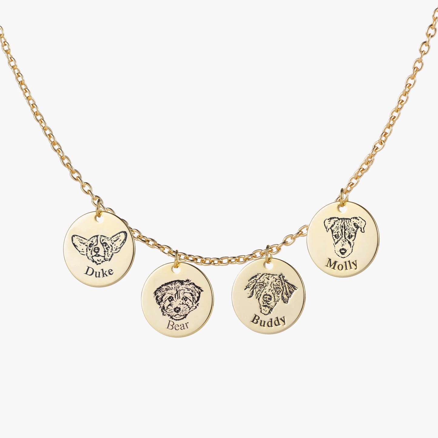 Collar personalizado con rostro de mascota