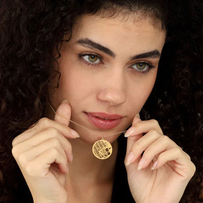 Collar personalizado con mapa