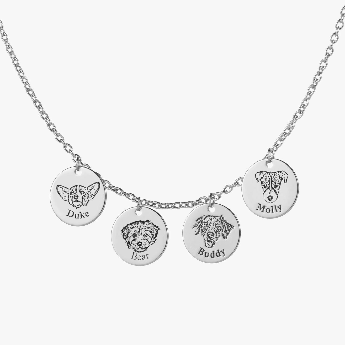 Collar personalizado con rostro de mascota