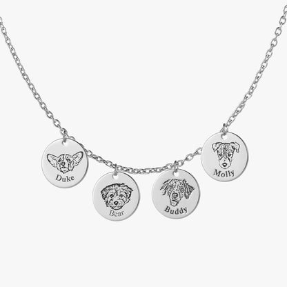Collar personalizado con rostro de mascota