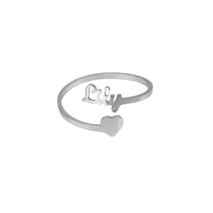 Anillo con nombre