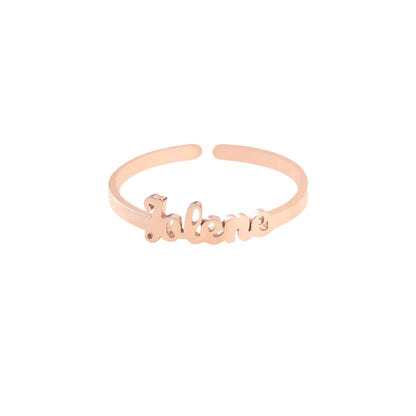 Anillo con nombre