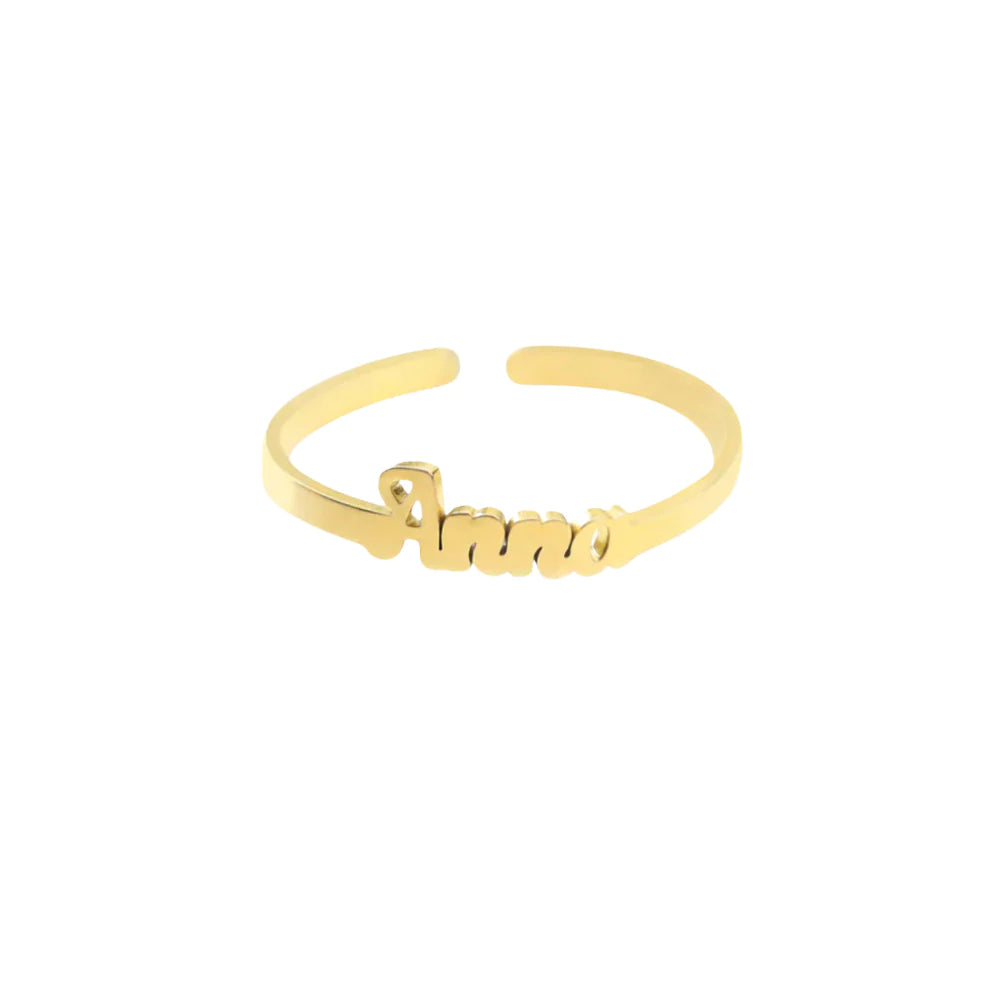 Anillo con nombre