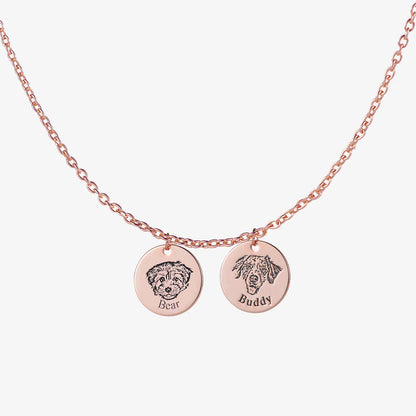 Collar personalizado con rostro de mascota