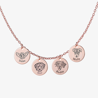 Collar personalizado con rostro de mascota